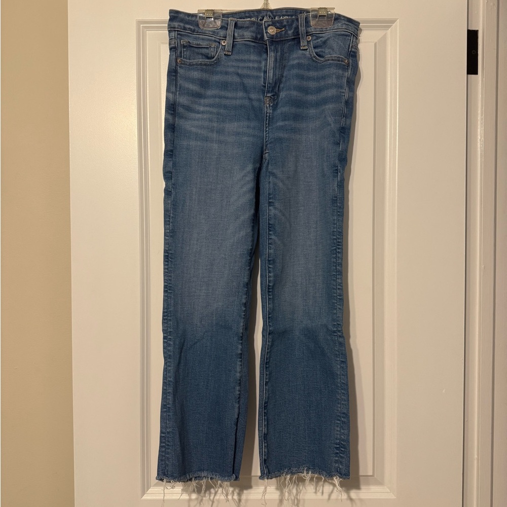 American Eagle Kick Boot Crop Jeans